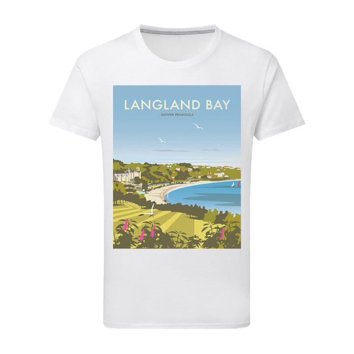 Langland Bay T-Shirt by Dave Thompson