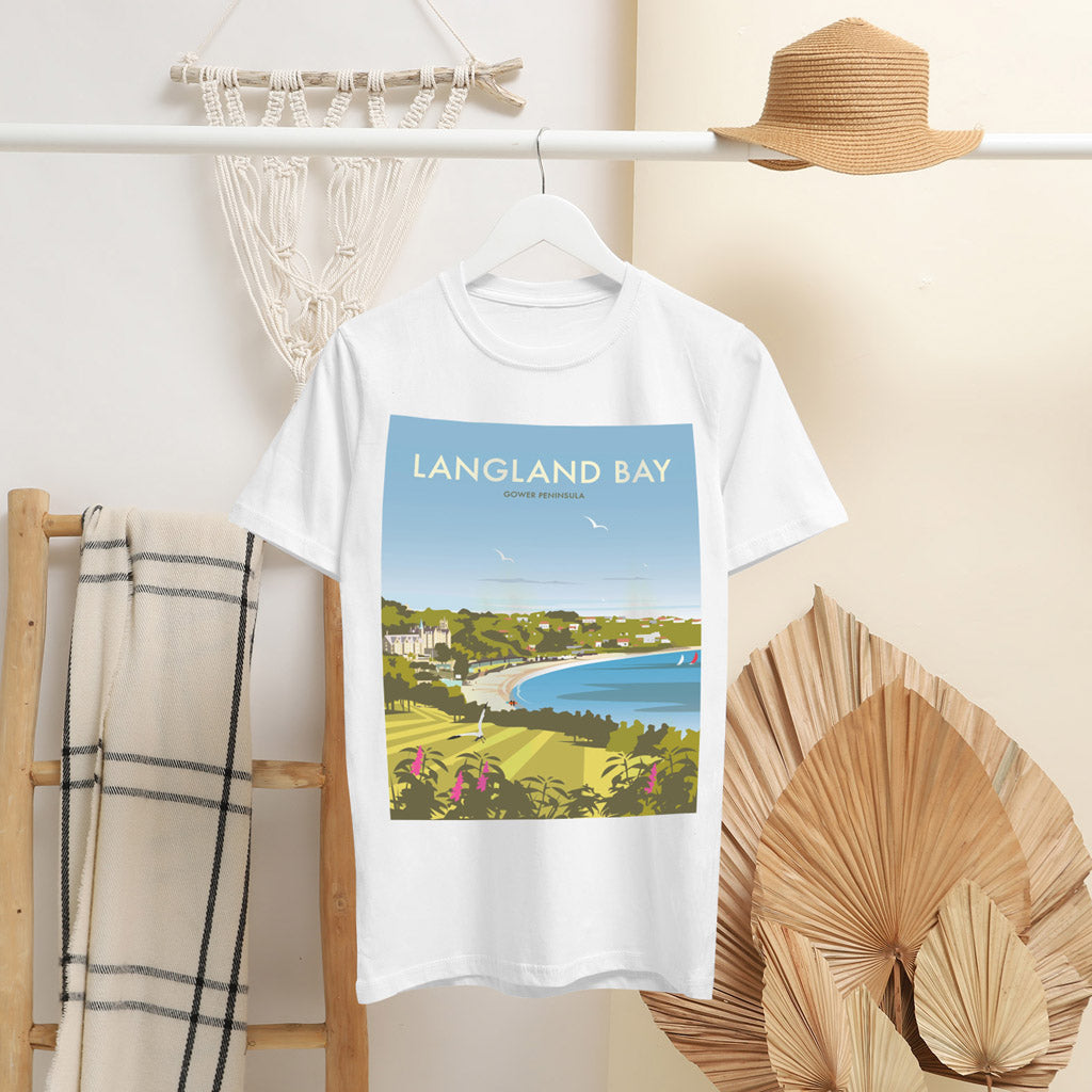 Langland Bay T-Shirt by Dave Thompson