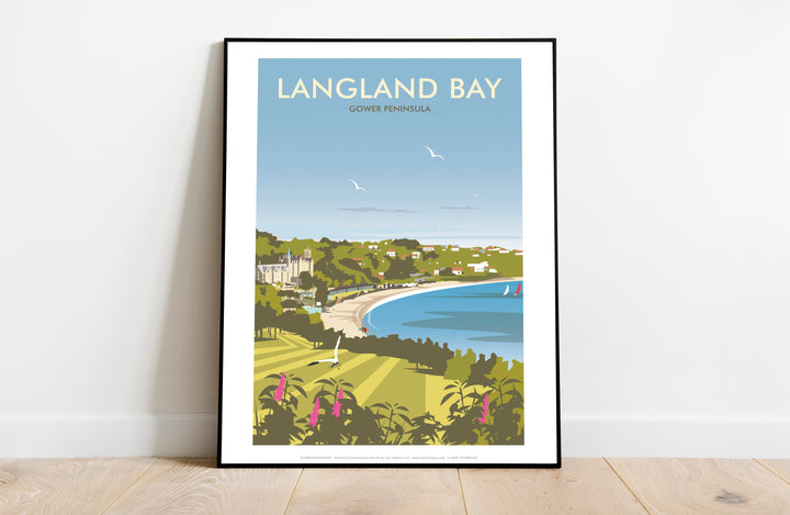 Langland Bay, Gower Peninsula - Art Print