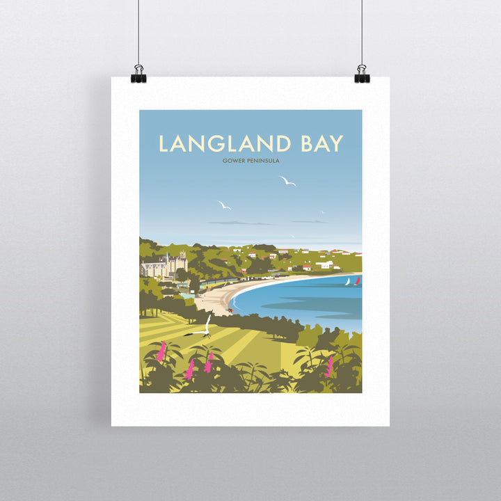 Langland Bay, Gower Peninsula Fine Art Print