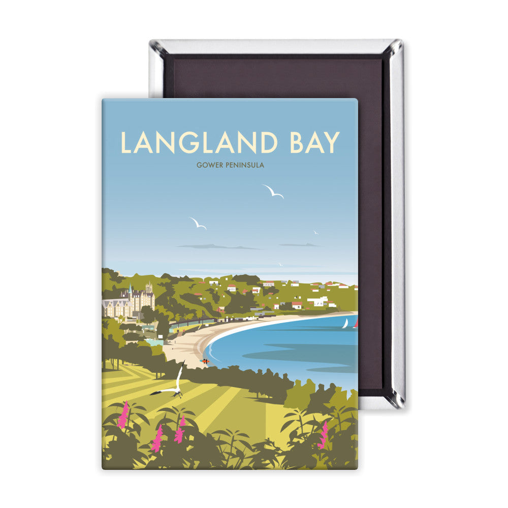 Langland Bay, Gower Peninsula Magnet