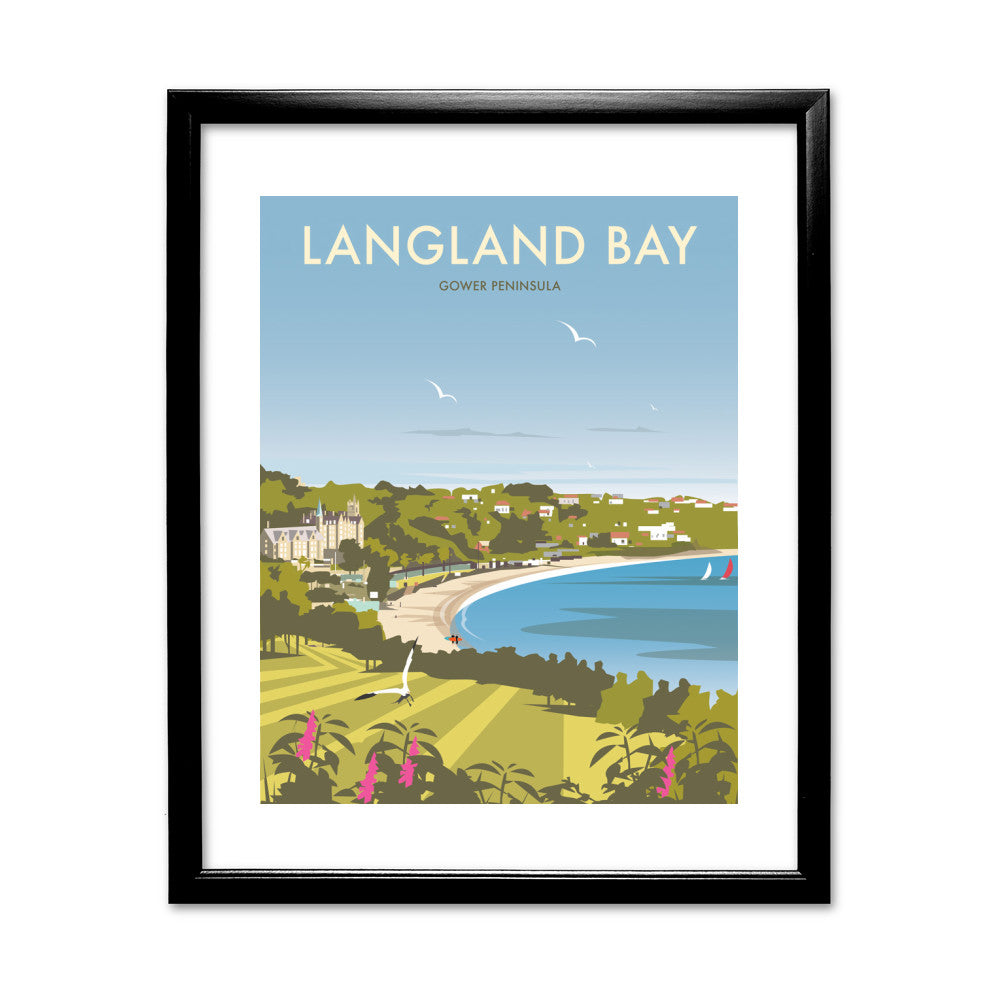 Langland Bay, Gower Peninsula - Art Print
