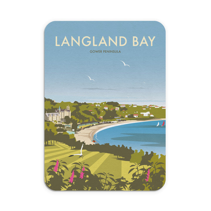 Langland Bay, Gower Peninsula Mouse Mat