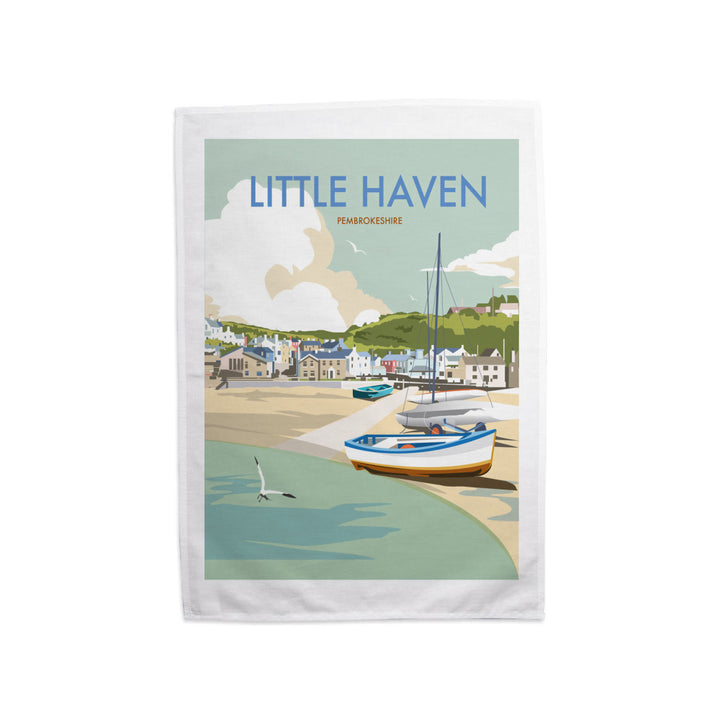 Little Haven, Pembrokeshire Tea Towel