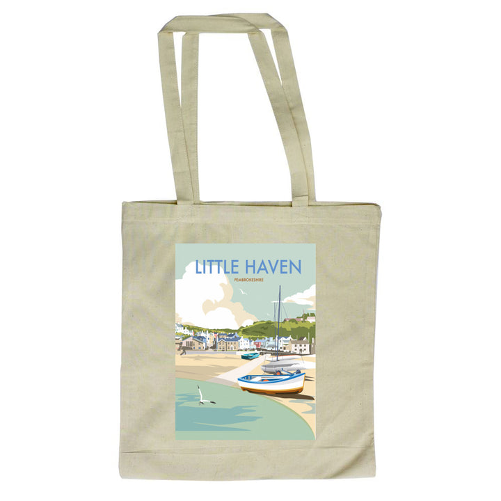 Little Haven, Pembrokeshire Canvas Tote Bag
