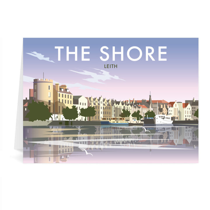 The Shore, Leith Greeting Card 7x5