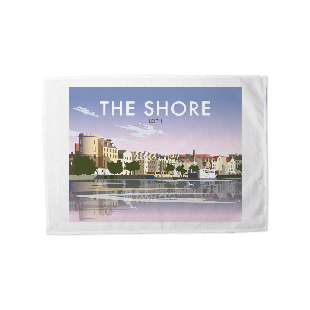 The Shore, Leith Tea Towel