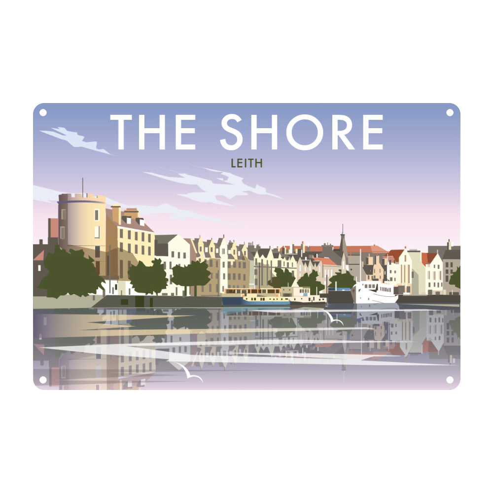 The Shore, Leith Metal Sign
