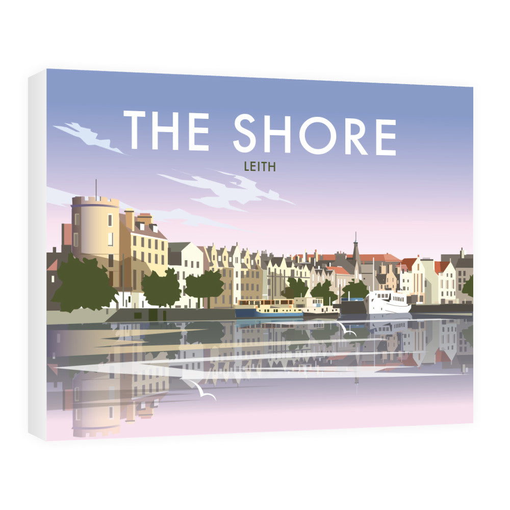 The Shore, Leith 40cm x 60cm Canvas