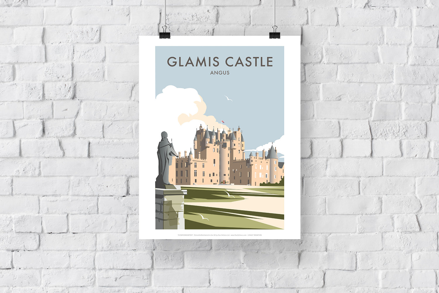 Glamis Castle, Angus - Art Print