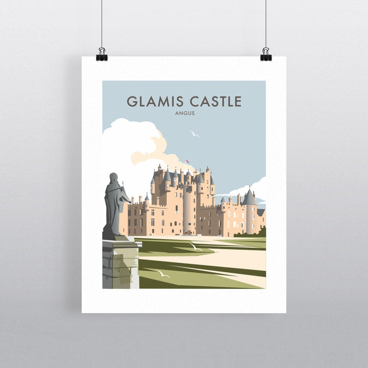 Glamis Castle, Angus 90x120cm Fine Art Print