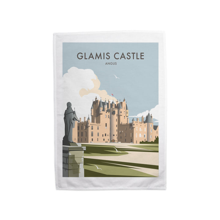 Glamis Castle, Angus Tea Towel