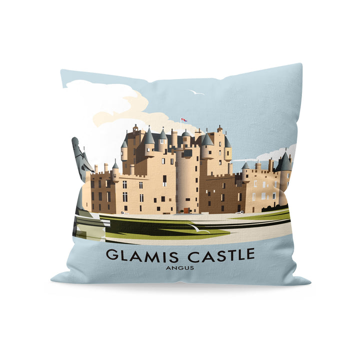 Glamis Castle, Angus Fibre Filled Cushion