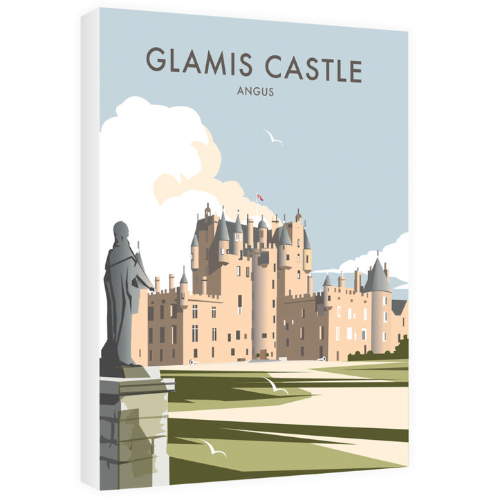Glamis Castle, Angus 40cm x 60cm Canvas