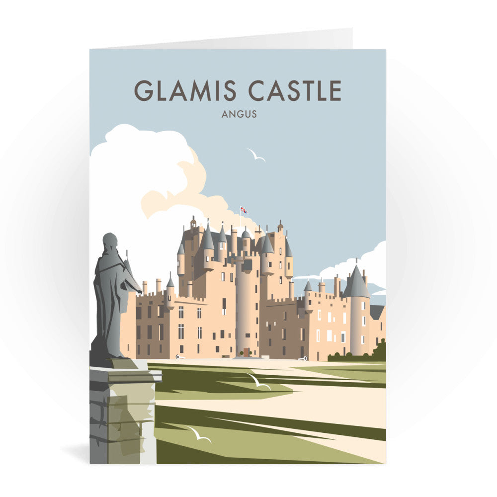 Glamis Castle, Angus Greeting Card 7x5