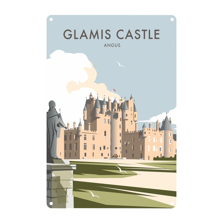Glamis Castle, Angus Metal Sign