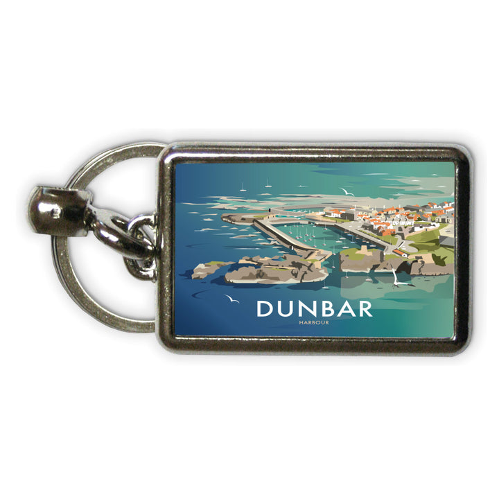 Dunbar Harbour Metal Keyring