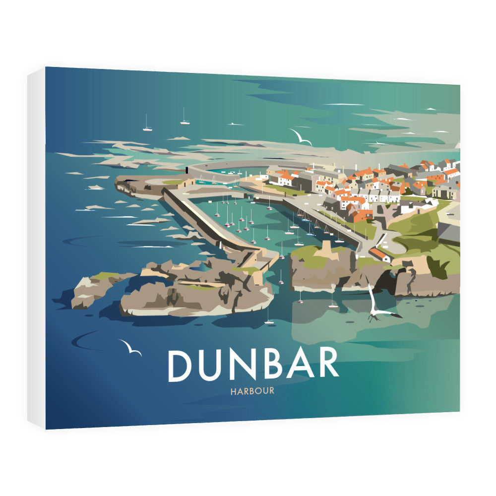 Dunbar Harbour 40cm x 60cm Canvas