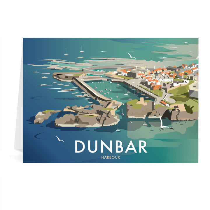 Dunbar Harbour Greeting Card 7x5