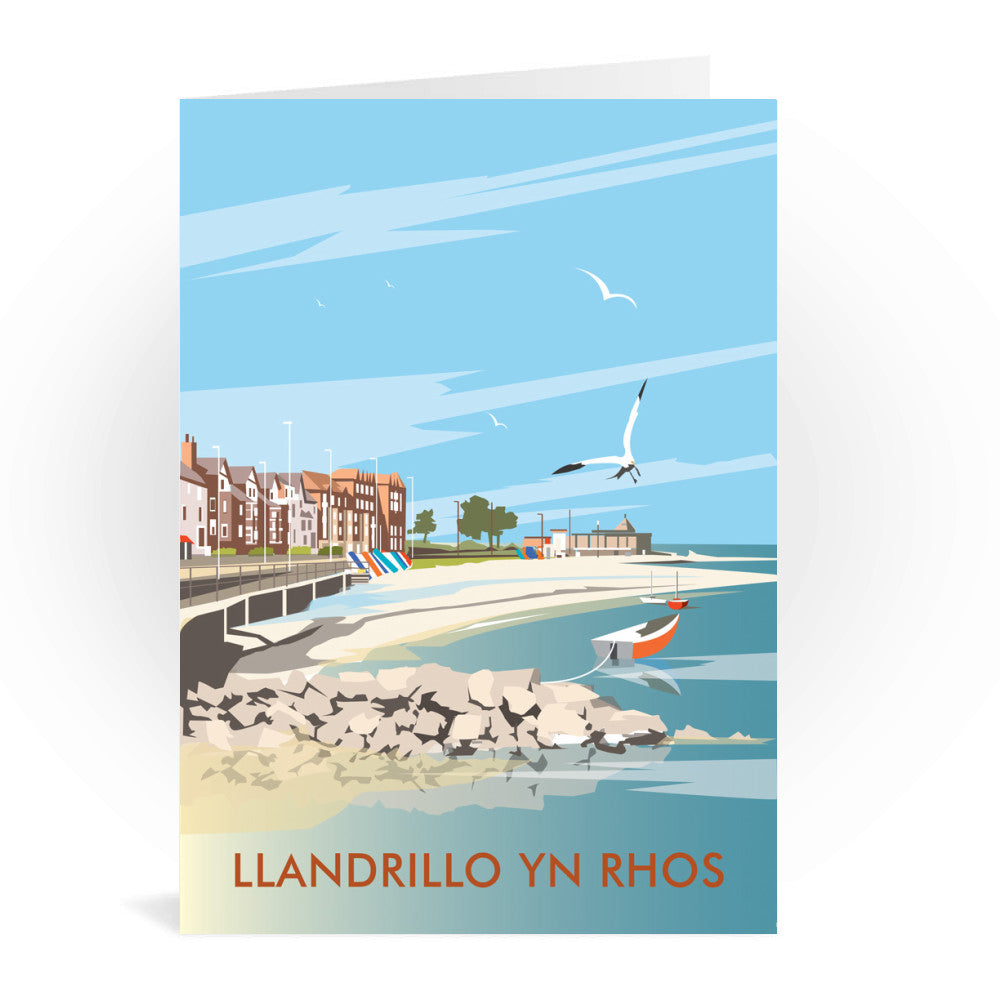 Llandrillo Yn Rhos Greeting Card 7x5