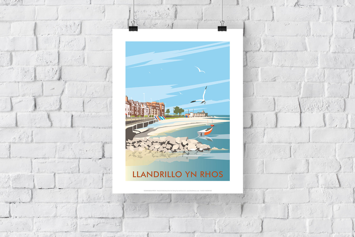 Llandrillo Yn Rhos - Art Print