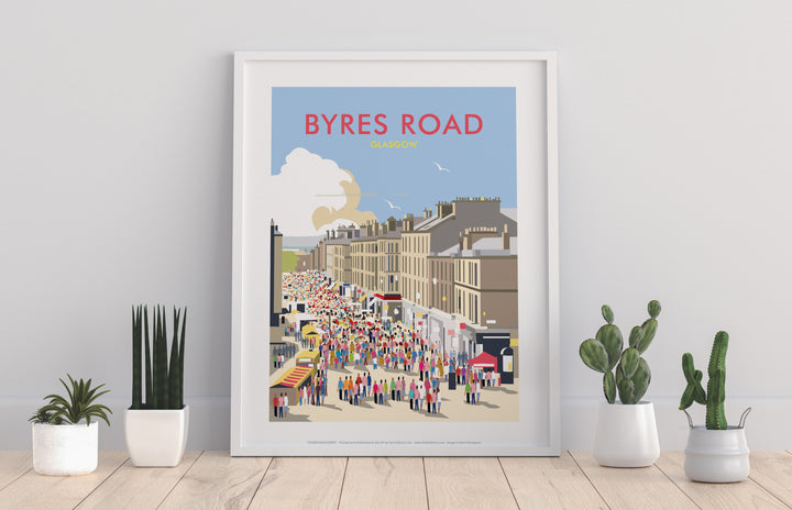 Byres Road, Glasgow - Art Print