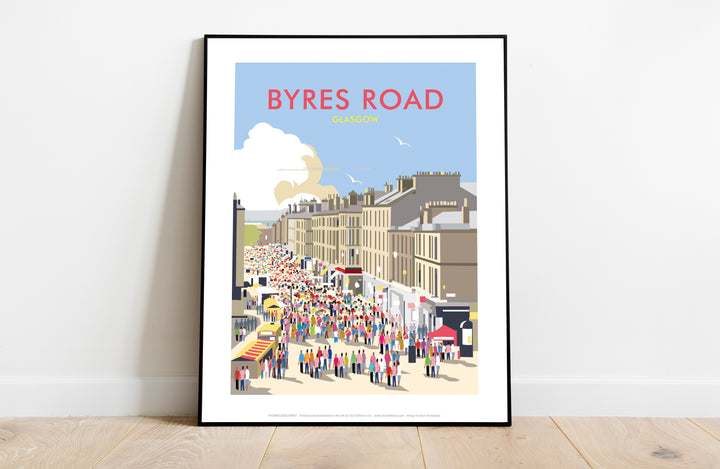 Byres Road, Glasgow - Art Print