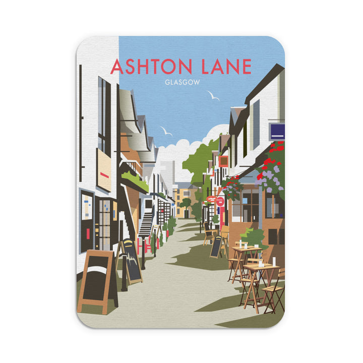 Ashton Lane, Glasgow Mouse Mat