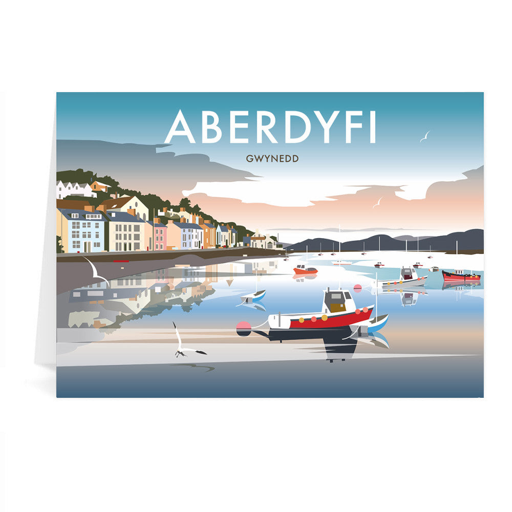 Aberdyfi, Gwynedd Greeting Card 7x5