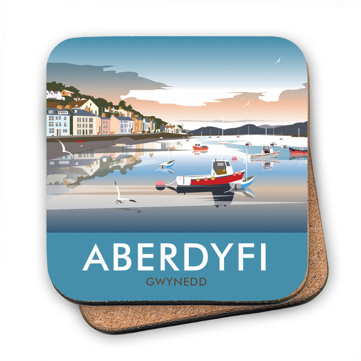Aberdyfi, Gwynedd MDF Coaster