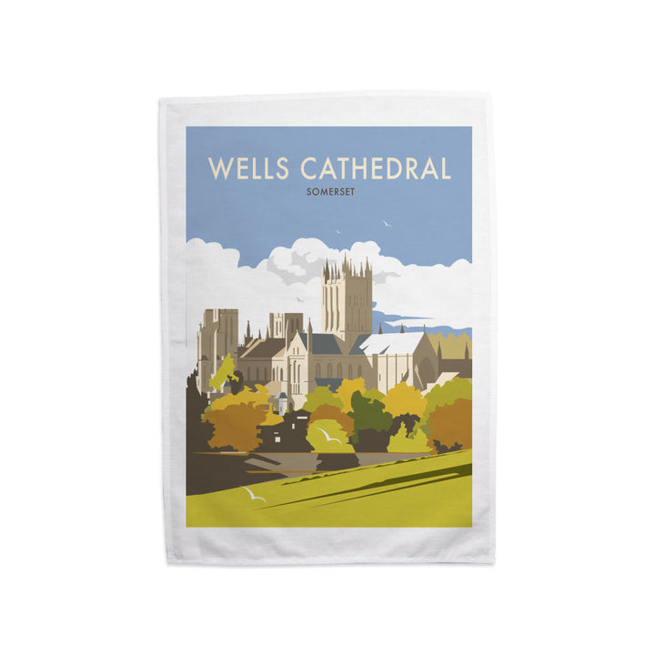 Wells Catherdral, Somerset Tea Towel