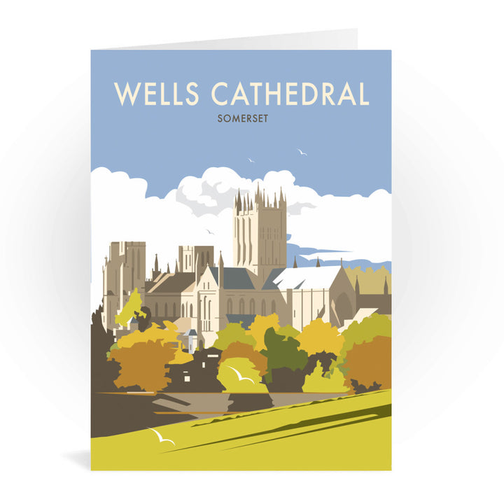 Wells Catherdral, Somerset Greeting Card 7x5