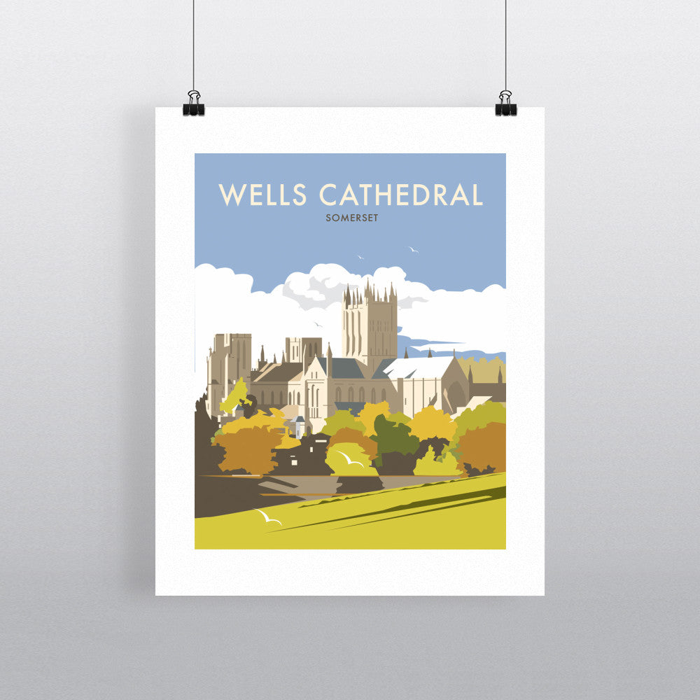 Wells Catherdral, Somerset 90x120cm Fine Art Print