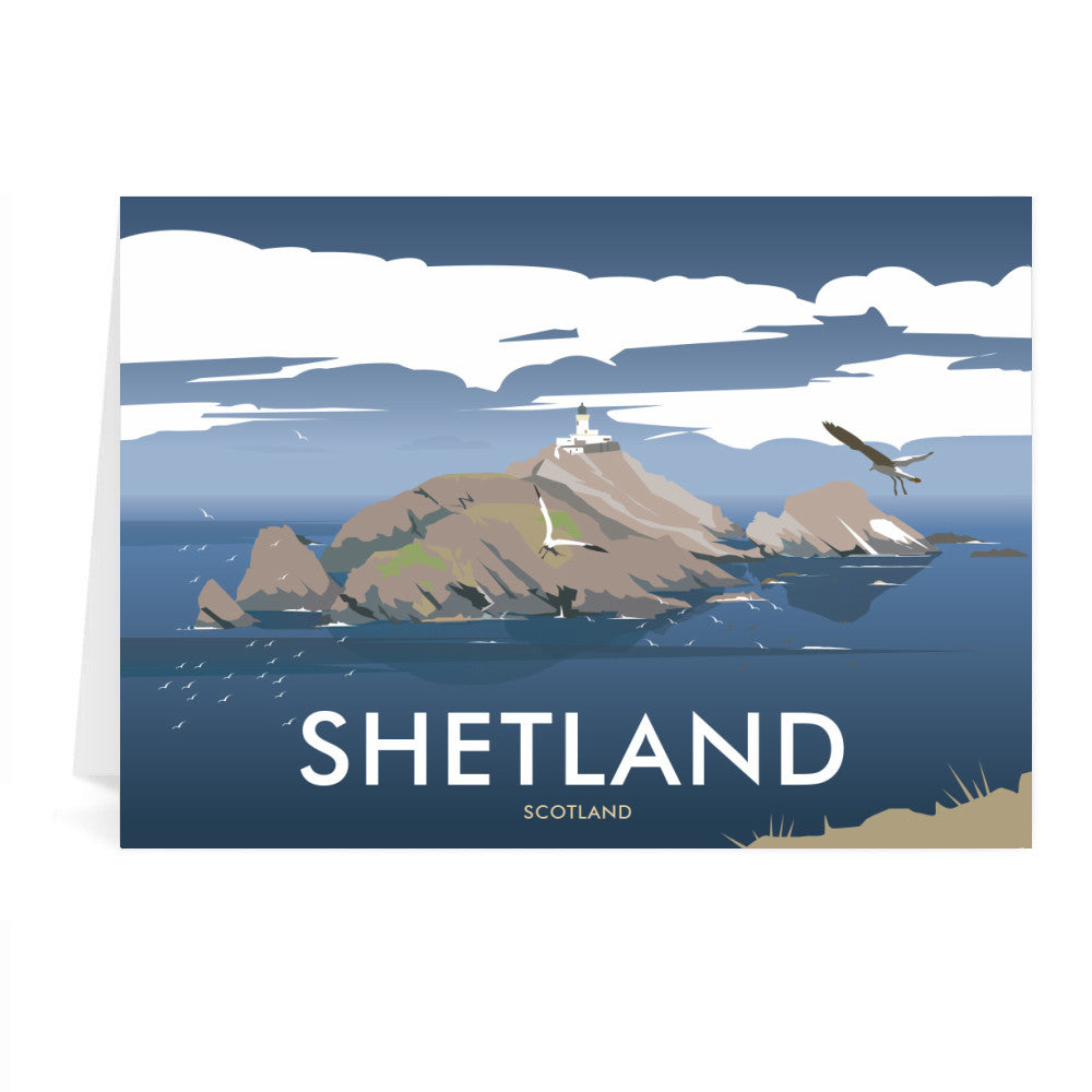 Shetland, Scotland Greeting Card 7x5
