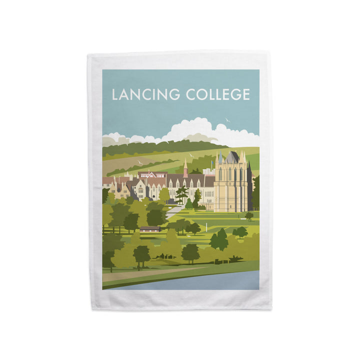 Lancing College Tea Towel