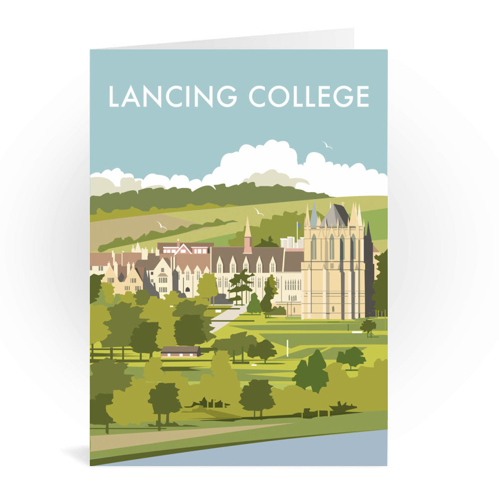 Lancing College Greeting Card 7x5