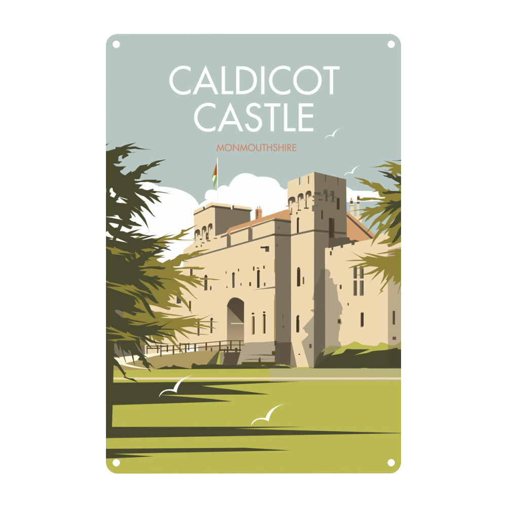 Caldicot Castle, Monmouthshire Metal Sign