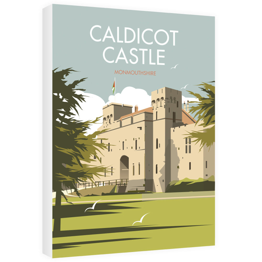 Caldicot Castle, Monmouthshire 40cm x 60cm Canvas
