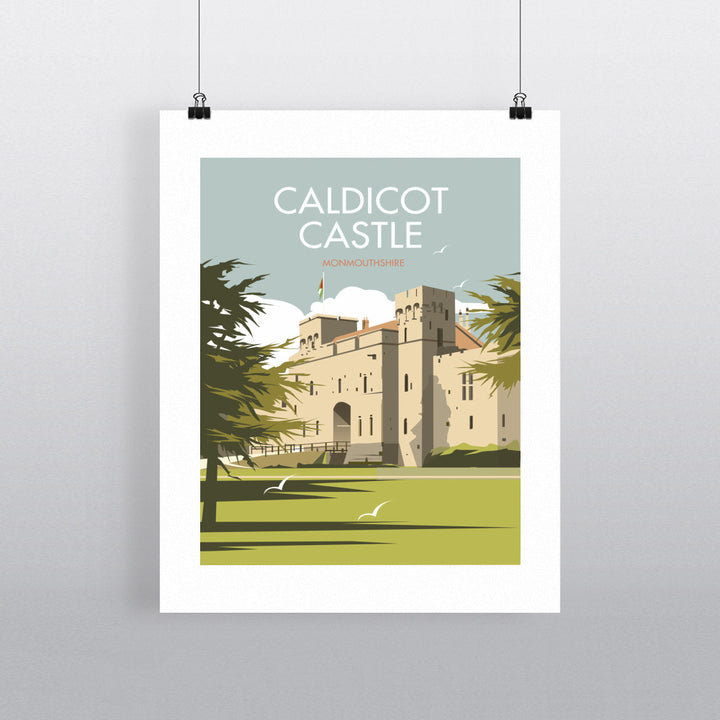 Caldicot Castle, Monmouthshire 90x120cm Fine Art Print