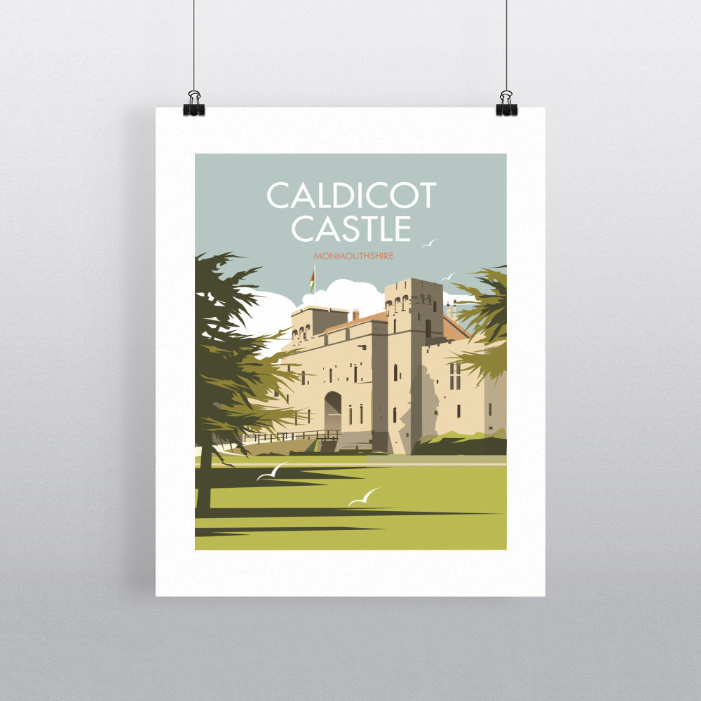 Caldicot Castle, Monmouthshire - Art Print