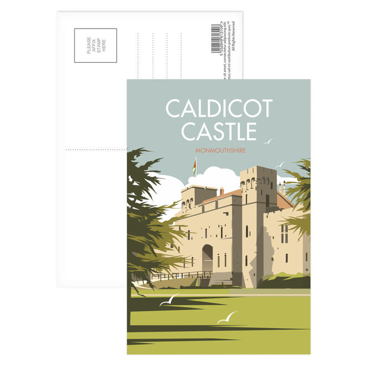 Caldicot Castle, Monmouthshire Postcard Pack