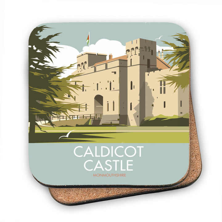 Caldicot Castle, Monmouthshire MDF Coaster