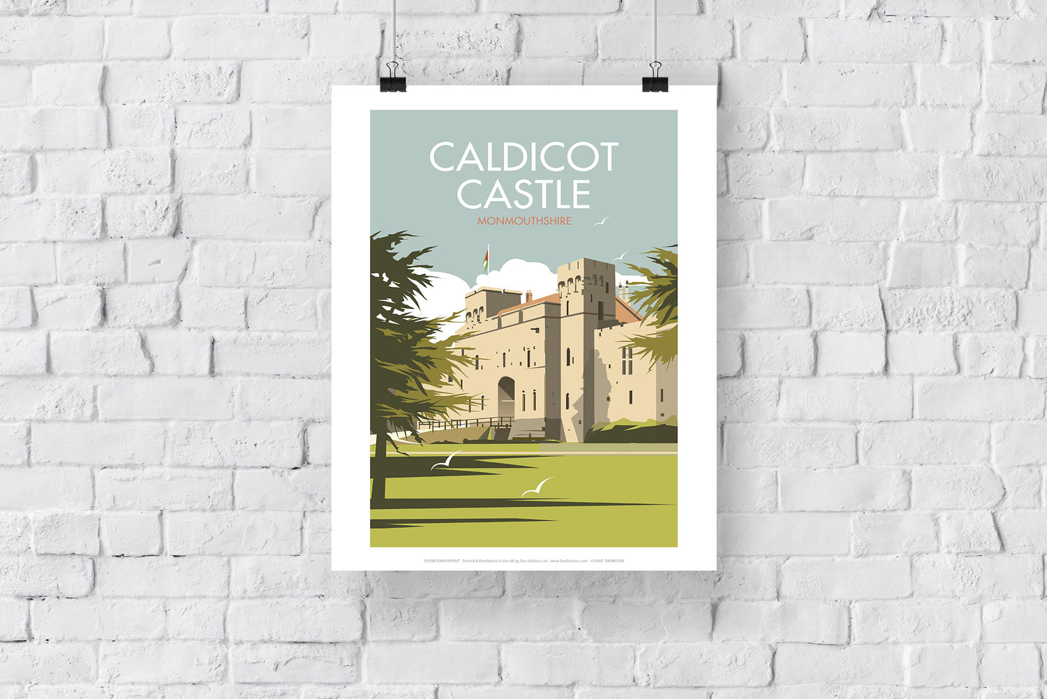 Caldicot Castle, Monmouthshire - Art Print