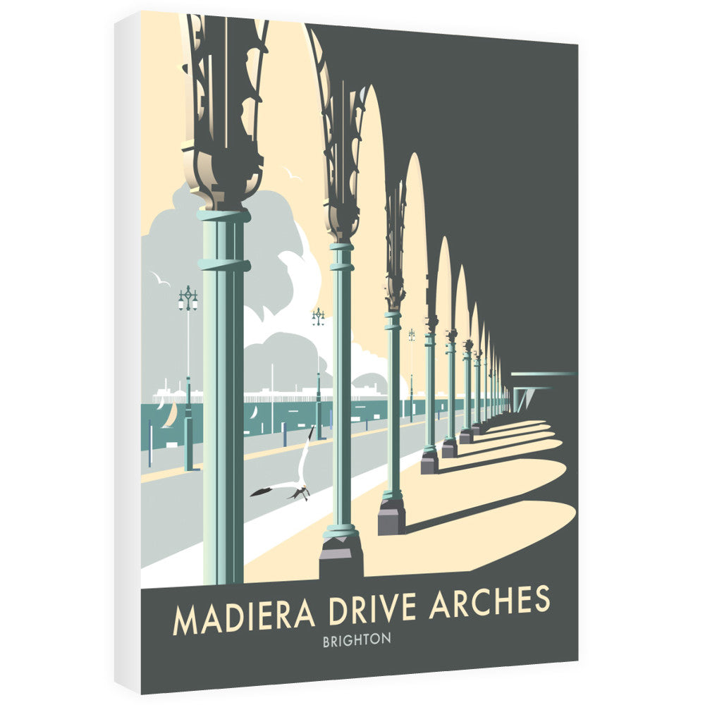 Madiera Drive Arches, Brighton 40cm x 60cm Canvas
