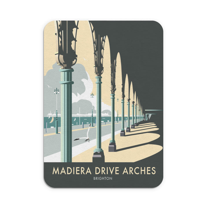 Madiera Drive Arches, Brighton Mouse Mat