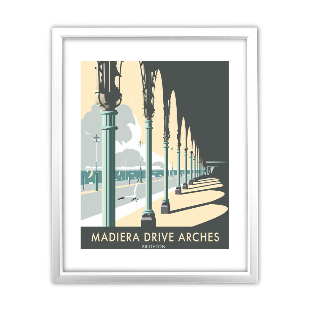 Madiera Drive Arches, Brighton - Art Print