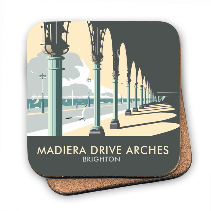 Madiera Drive Arches, Brighton MDF Coaster