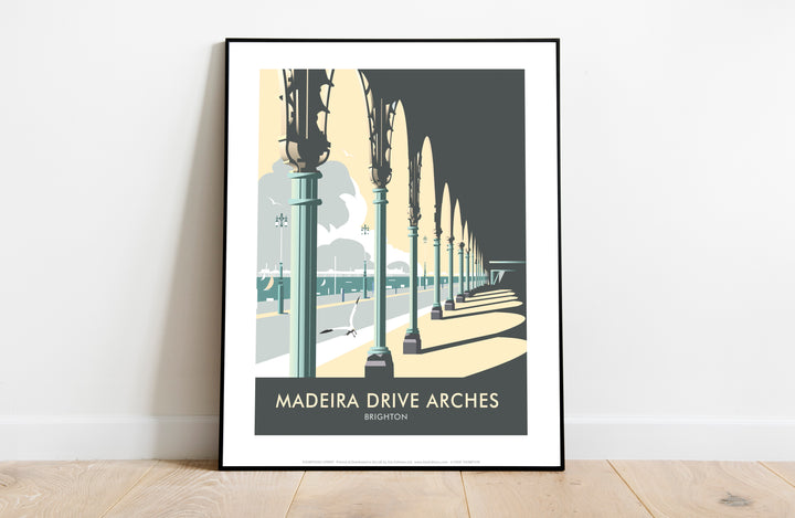 Madiera Drive Arches, Brighton - Art Print