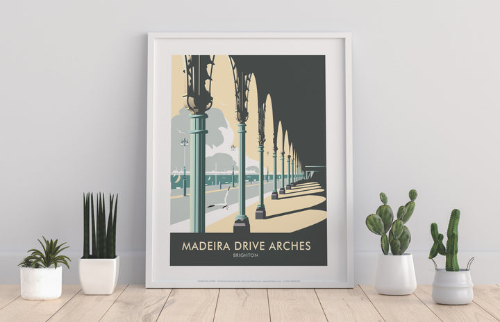 Madiera Drive Arches, Brighton - Art Print