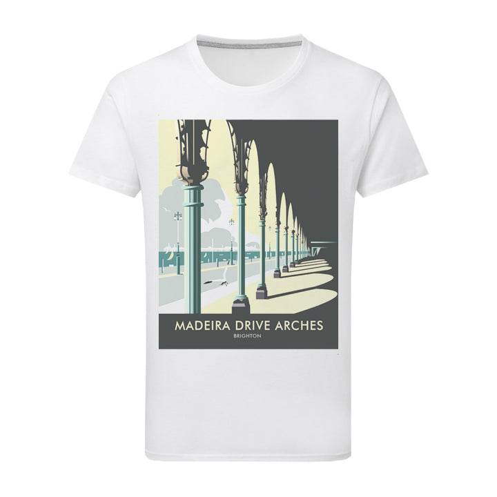 Madeira Drive Arches T-Shirt by Dave Thompson